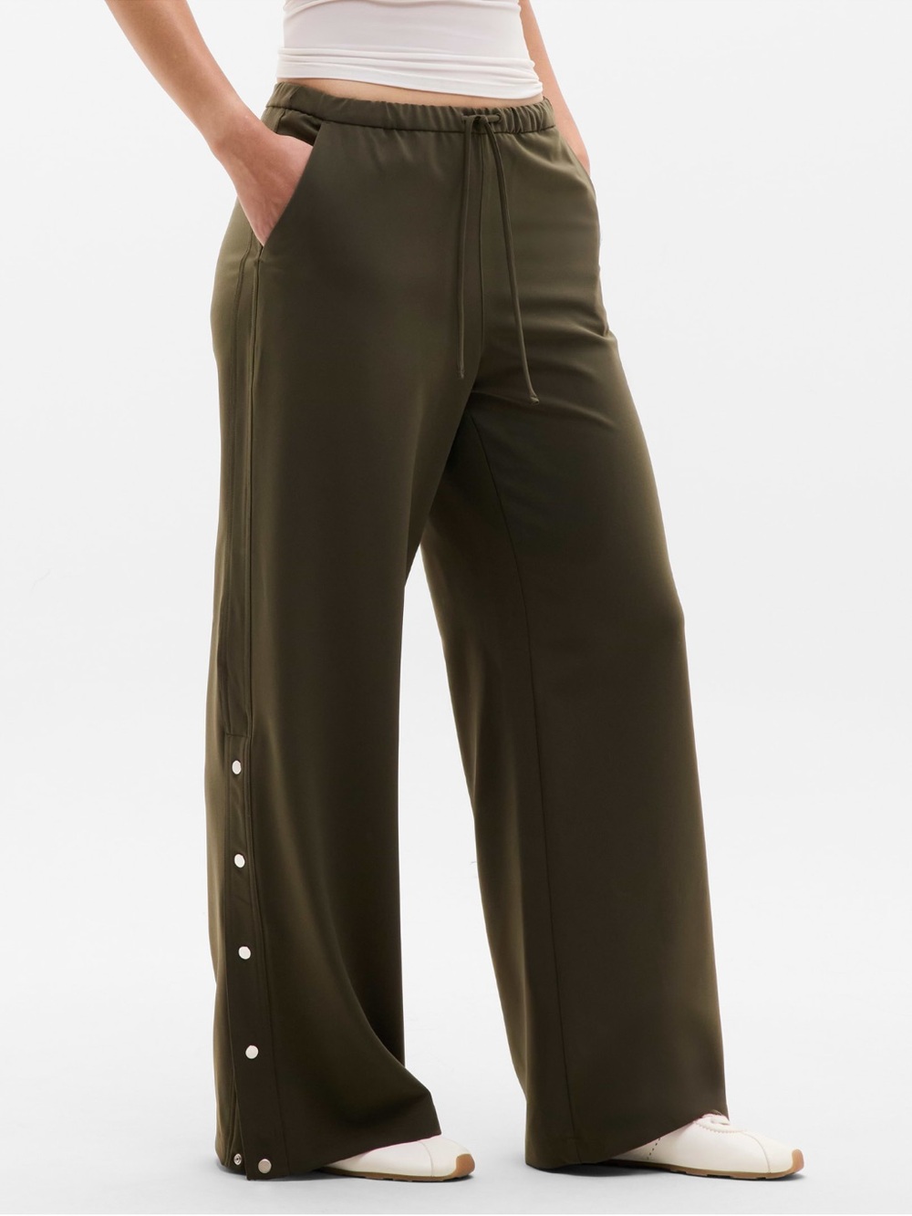 Athleta MVP Mid Rise Snap Pant Sz Small - Picture 2 of 7